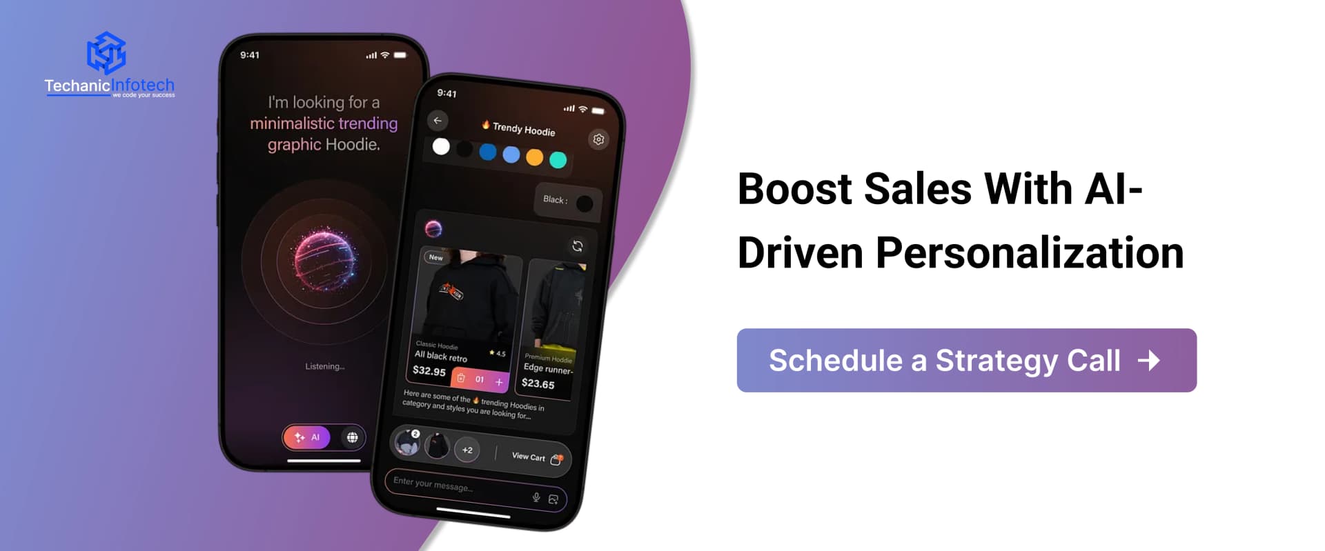 AI Integration in ecommerce Business CTA