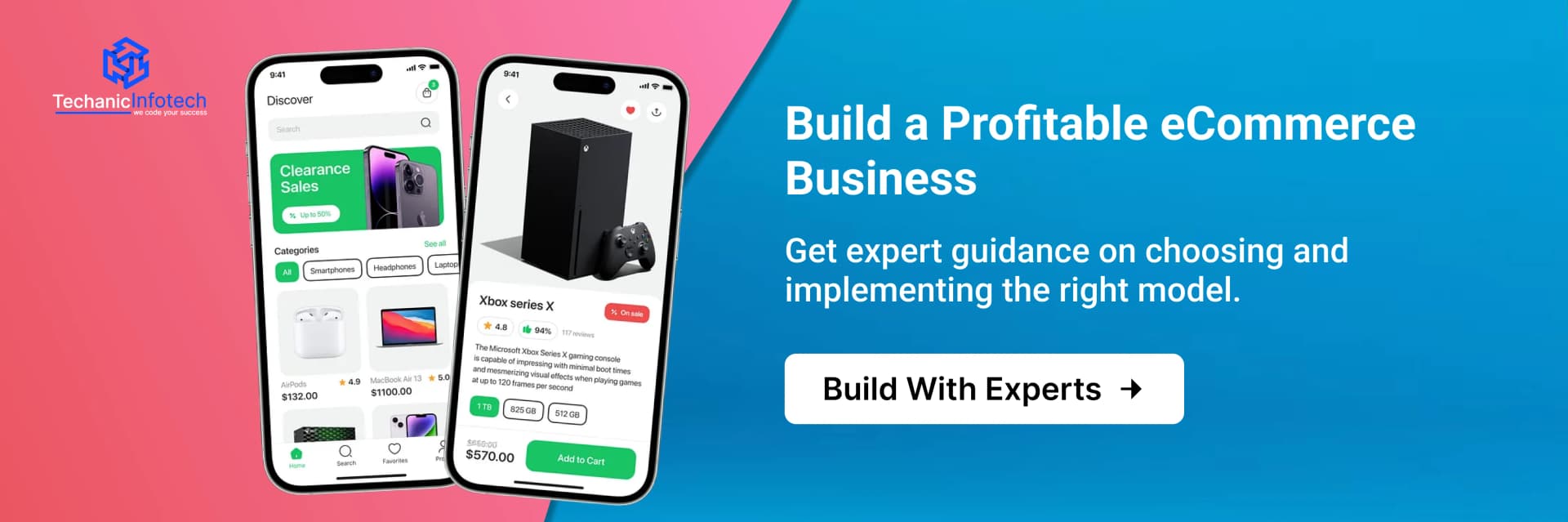 Build eCommerce App CTA