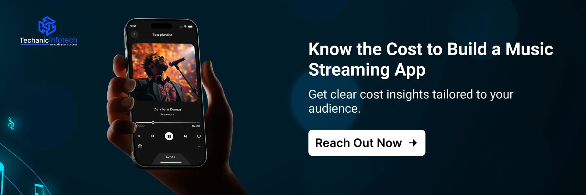 Build a Music Streaming App CTA