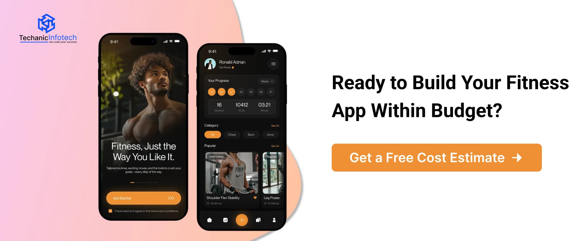 Build a Fitness App CTA
