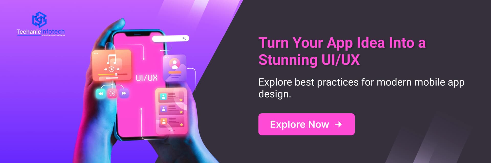 Mobile App Design CTA
