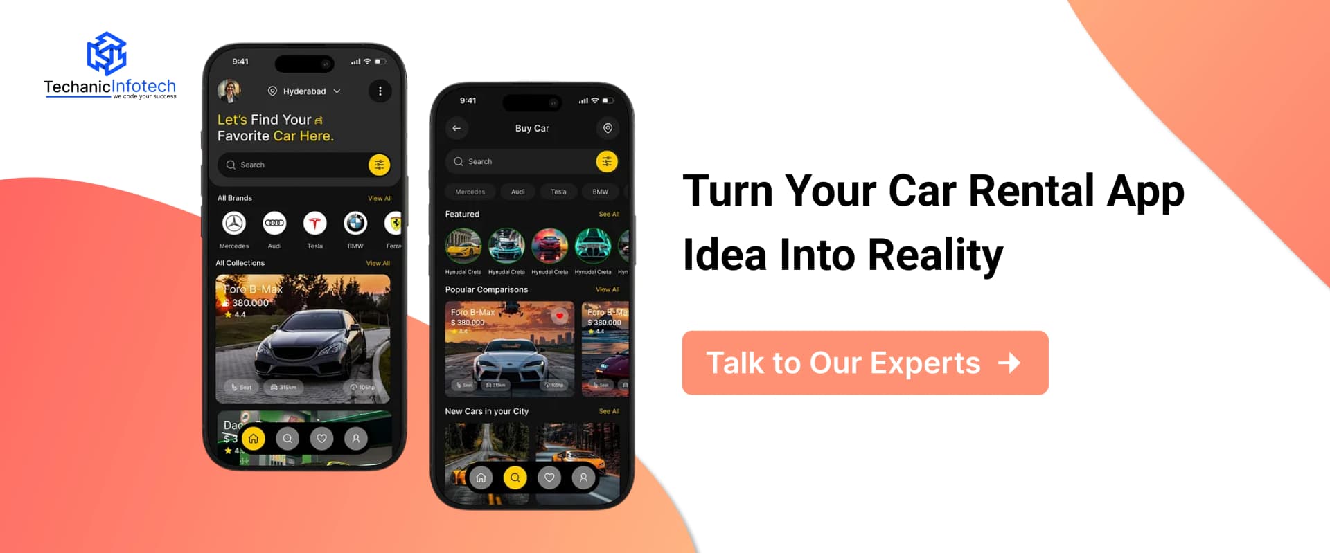 Car Rental App Development Services CTA