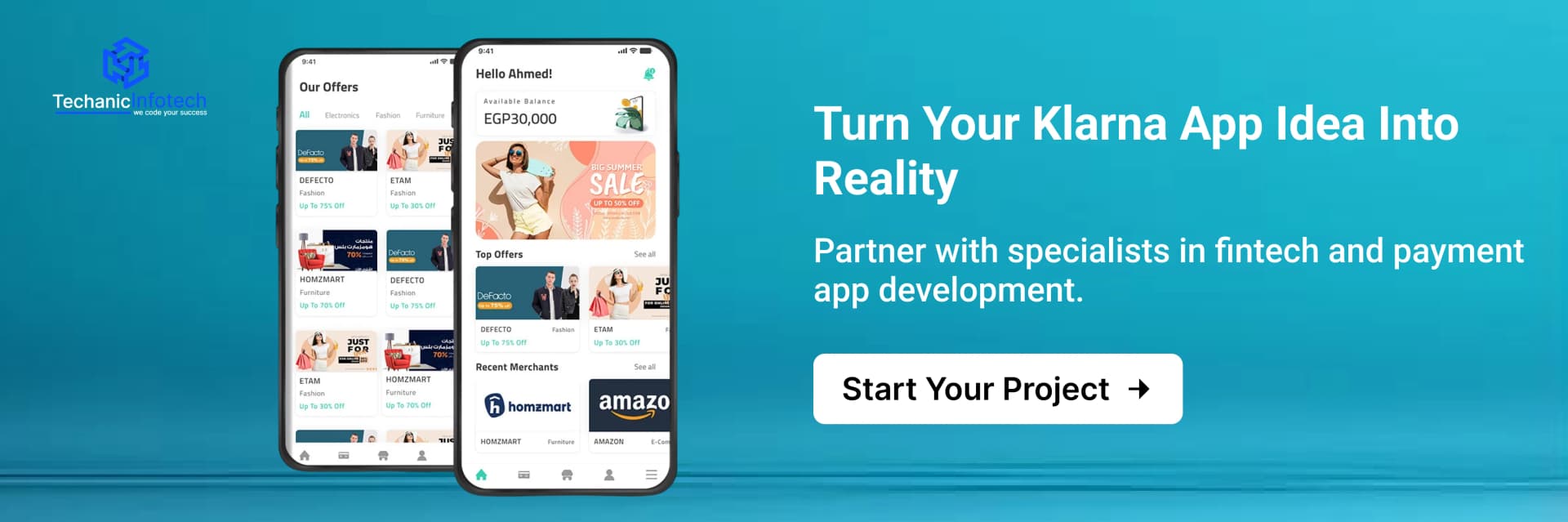 Klarna Clone App Development