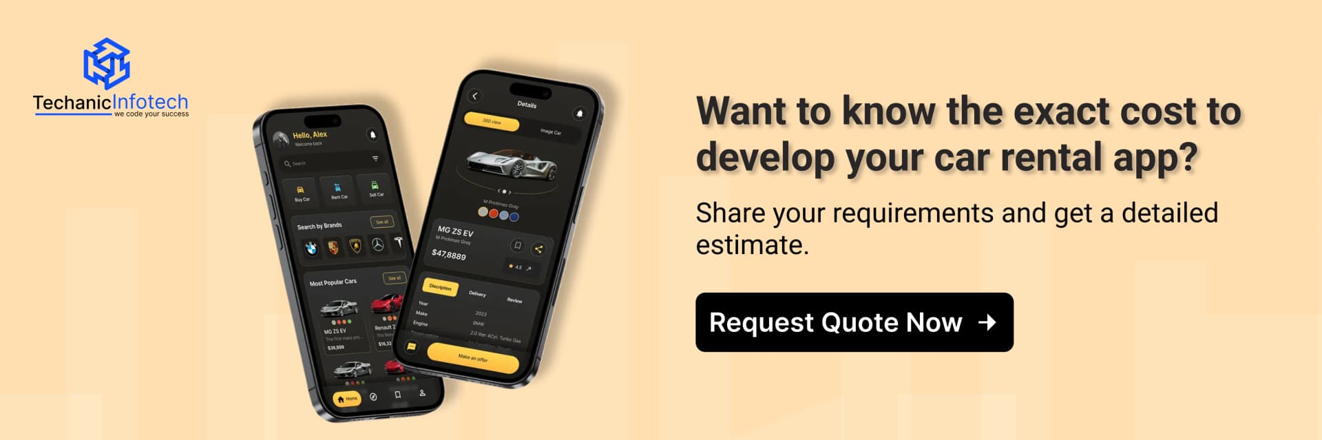 Create a Car Rental App CTA