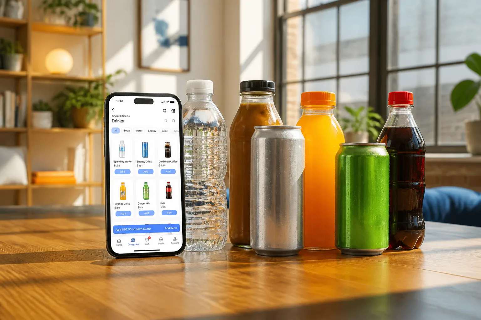GoPuff inspired alcohol-delivery app preview