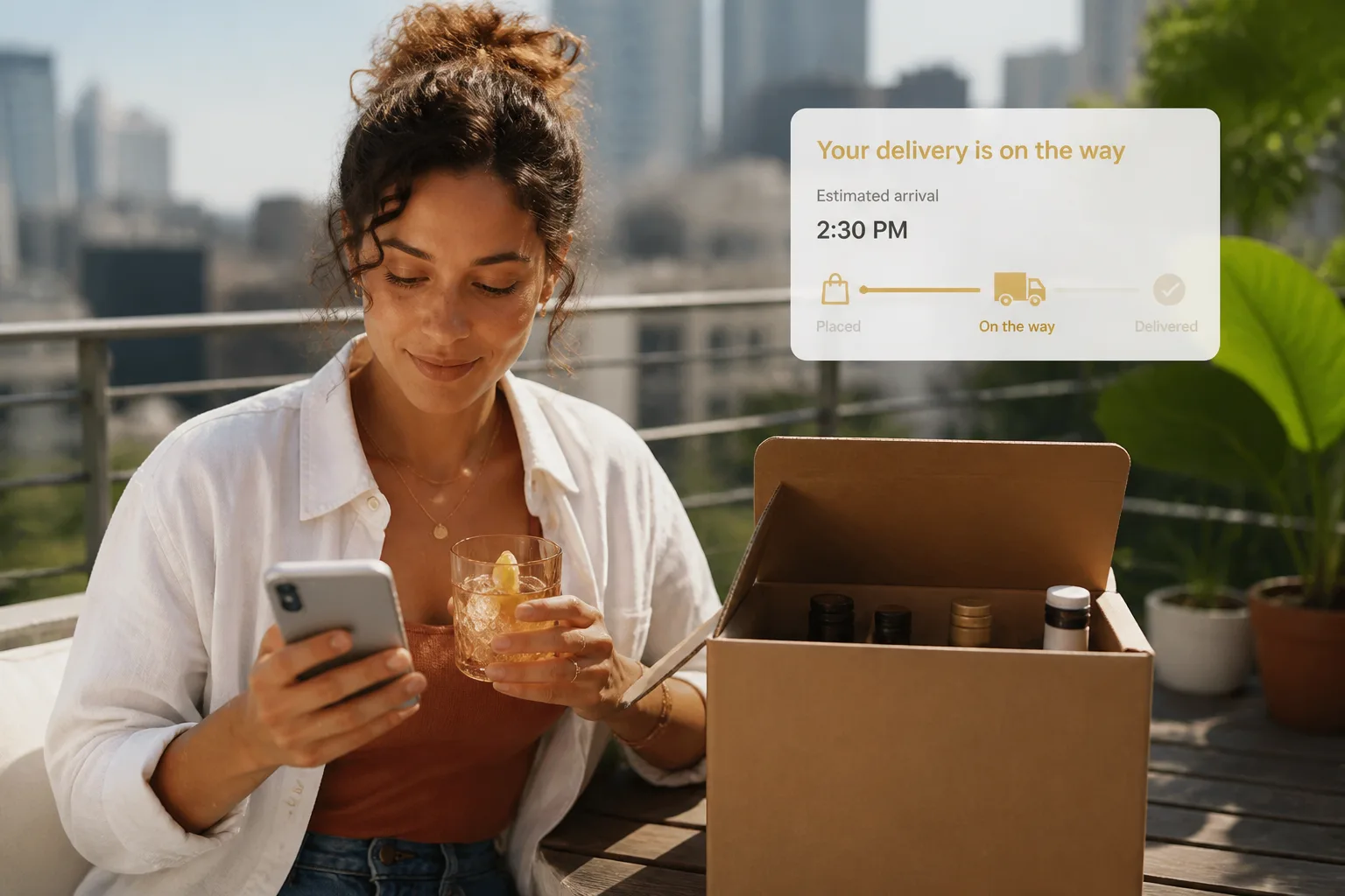 Saucey inspired alcohol-delivery app preview