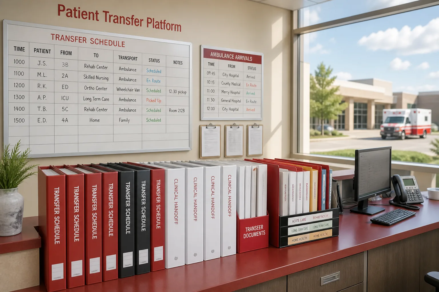 Apps Like Hospital Transfer Systems inspired construction app preview