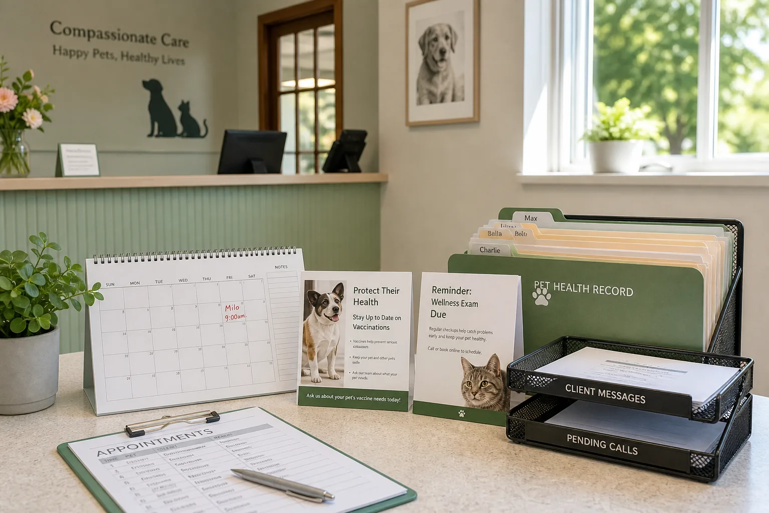Apps Like PetDesk inspired construction app preview
