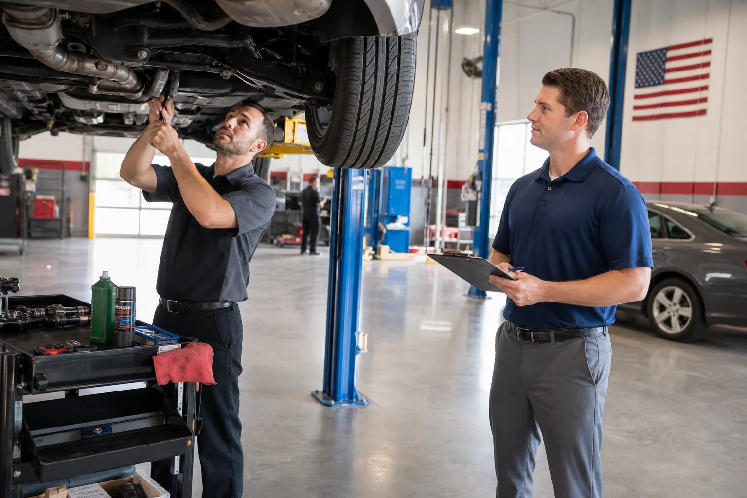 Platforms Like AutoLeap inspired auto repair app preview