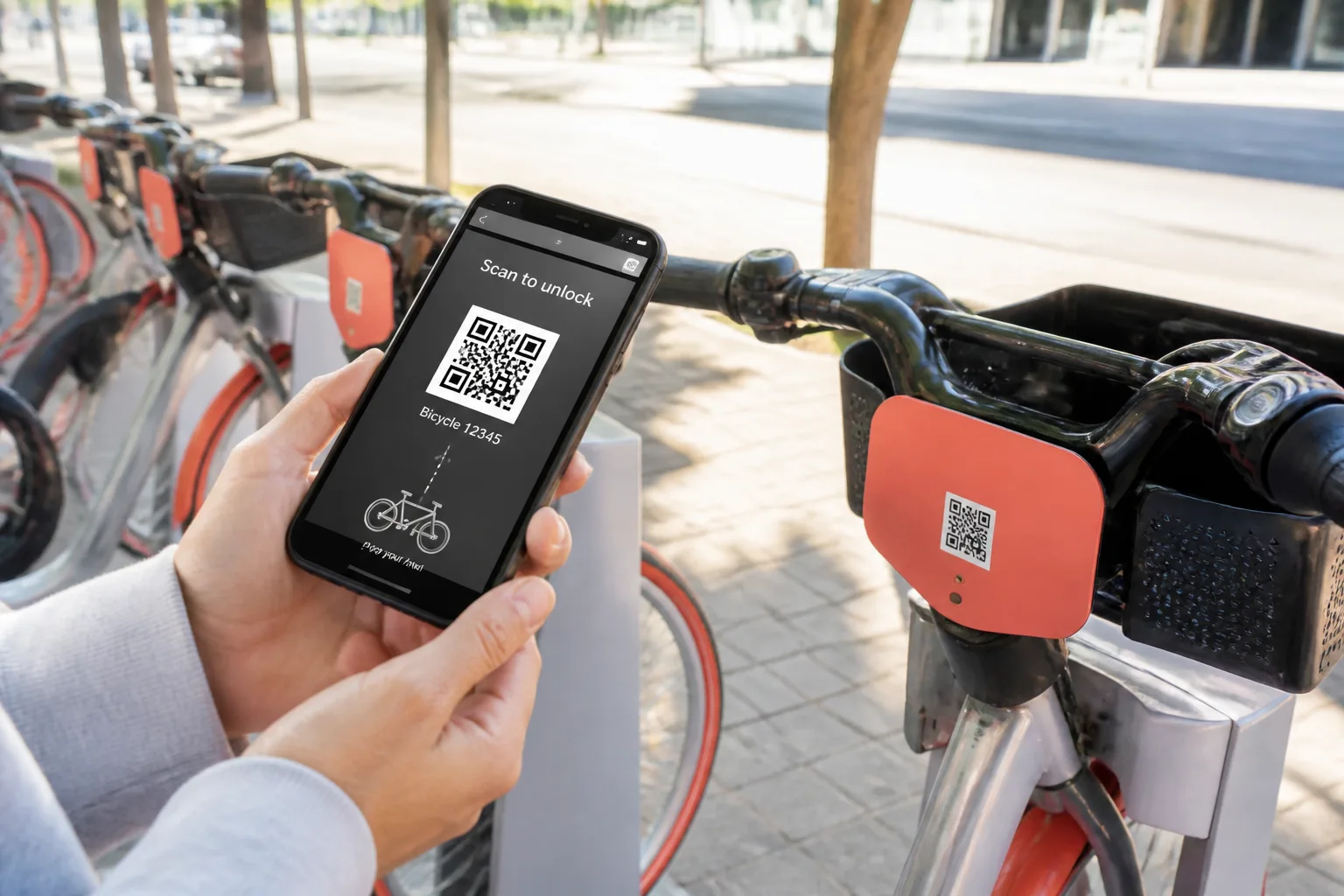 Lyft inspired bike-rental app preview