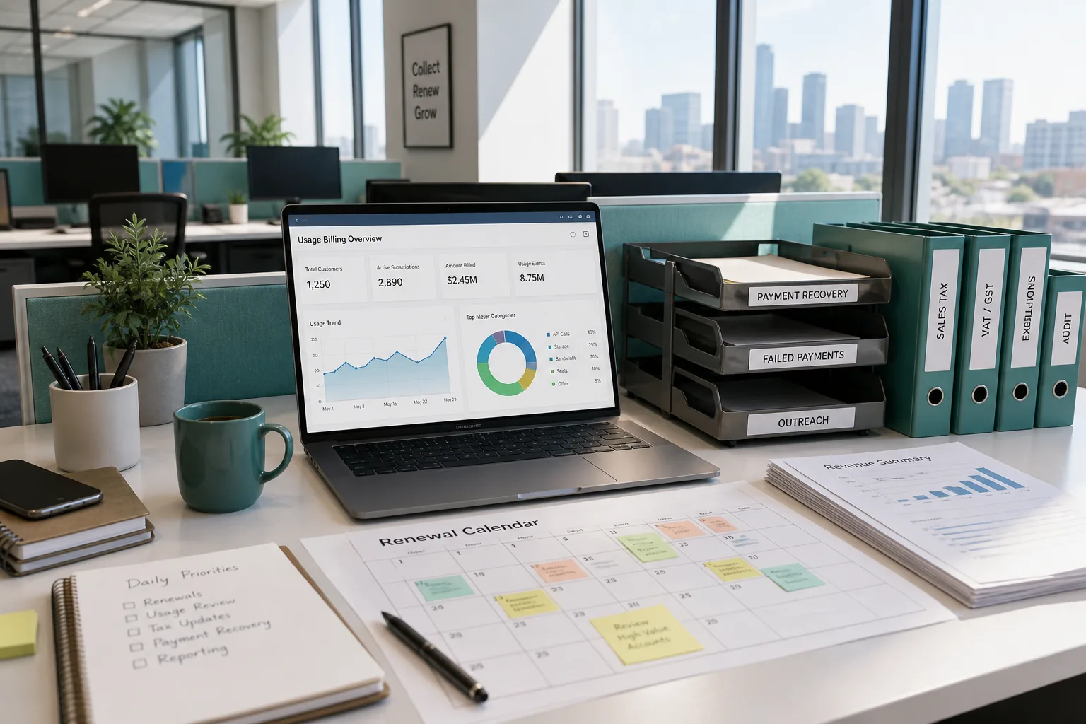 Software Like Chargebee inspired construction app preview