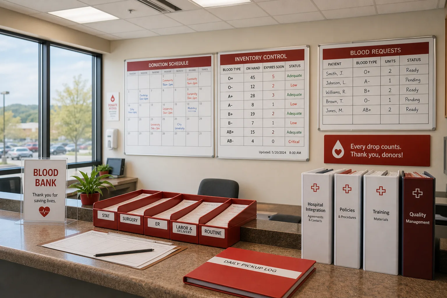 Software Inspired By SoftBank Blood Bank inspired construction app preview