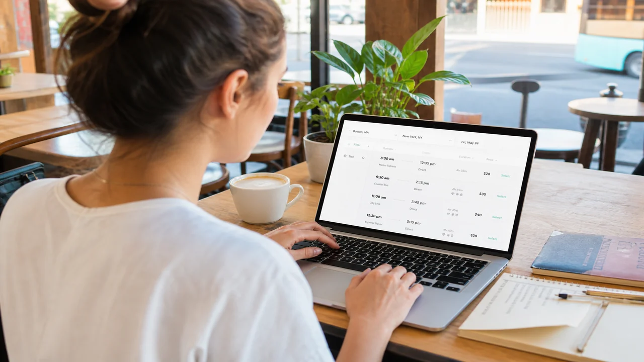 Apps Like Wanderu inspired bus ticket booking app preview