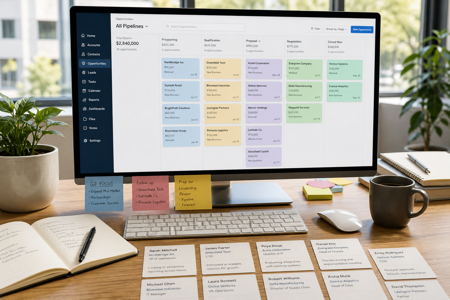 Apps Like Salesforce inspired business app app preview