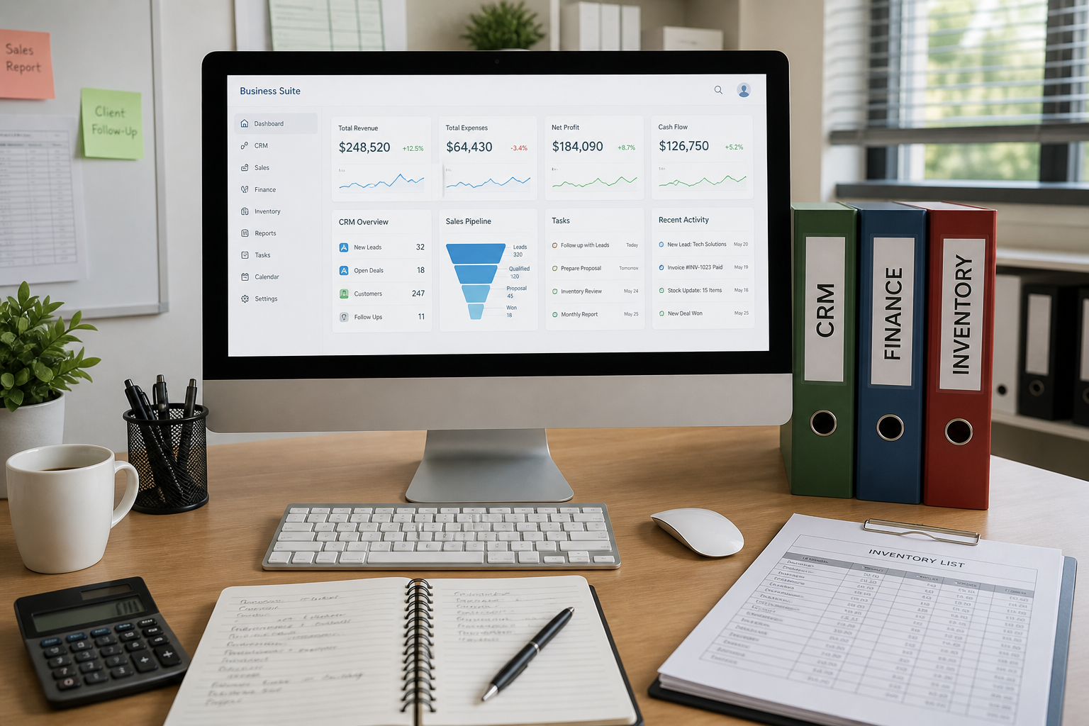 Apps Like Zoho inspired business app app preview