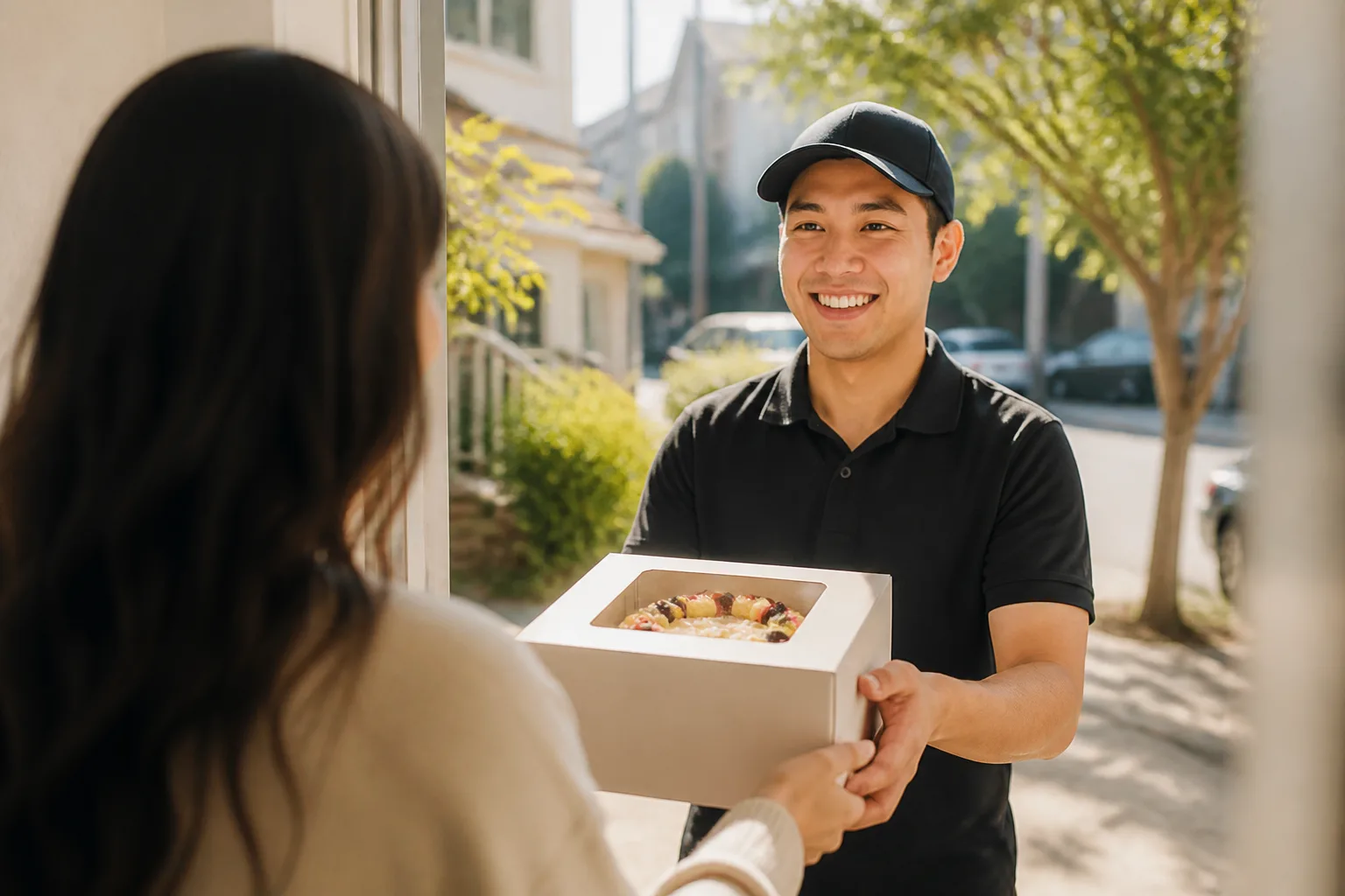 DoorDash inspired cake-delivery app preview