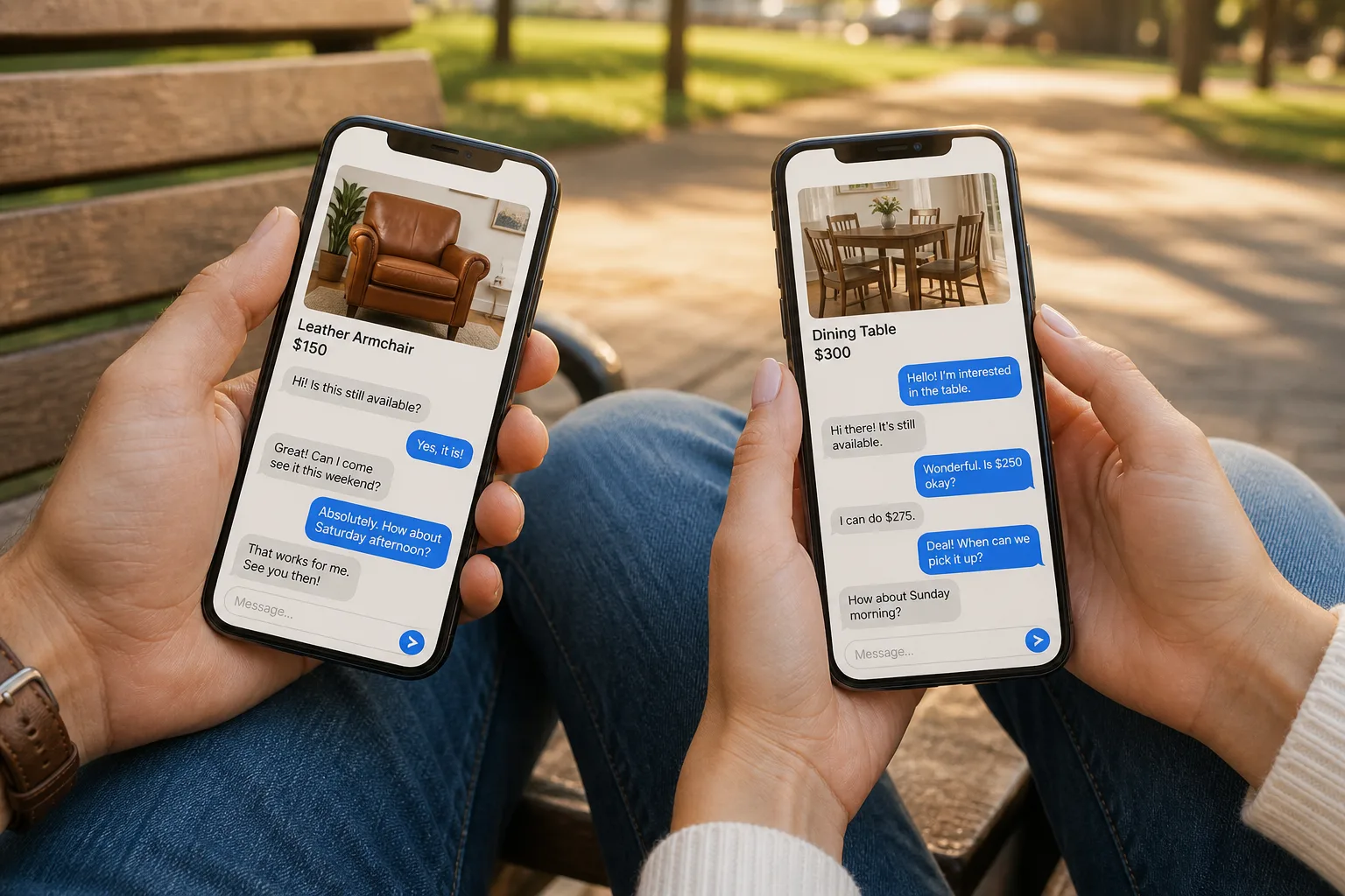 OfferUp inspired classified app preview