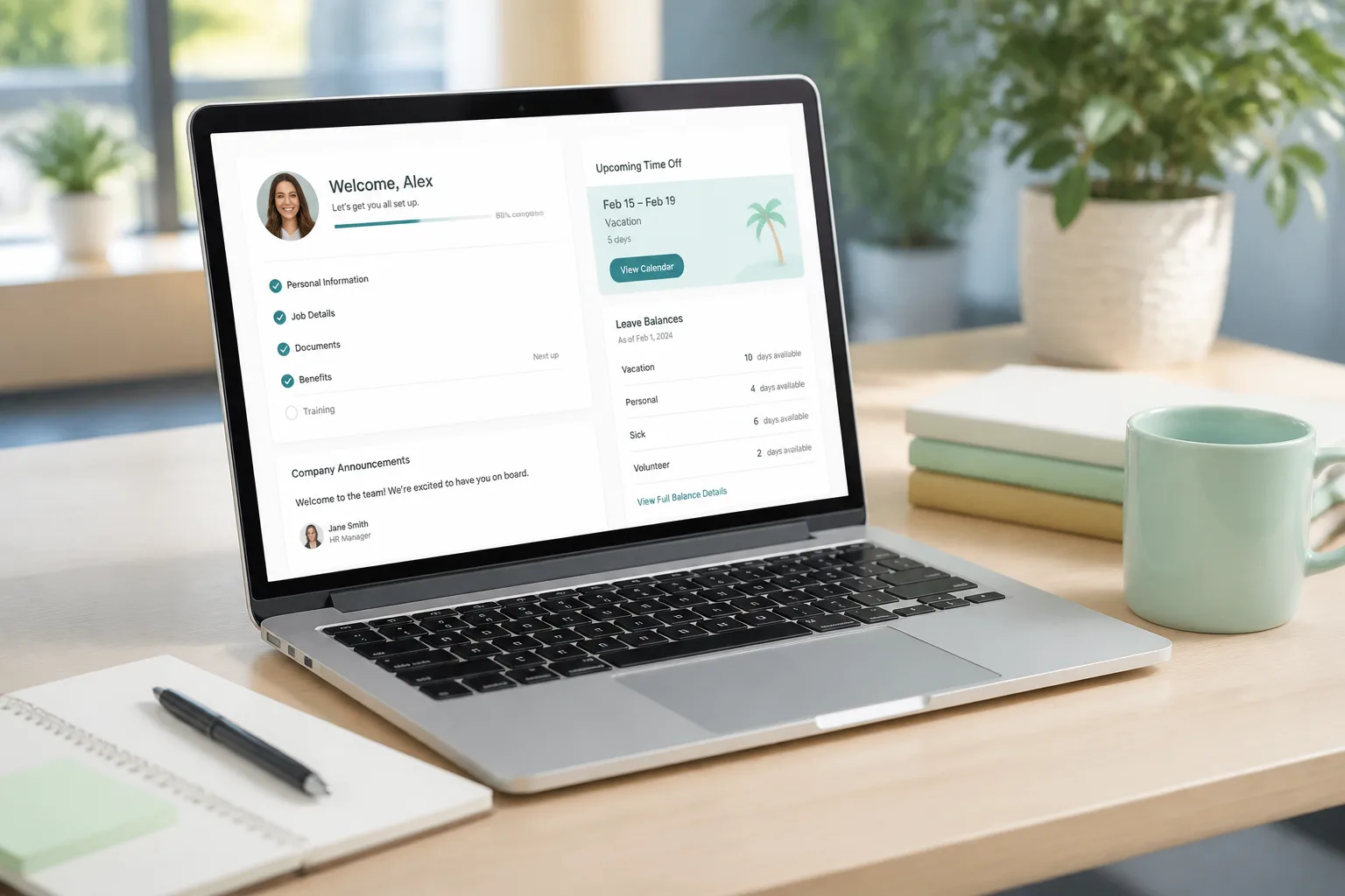 BambooHR inspired employee management app preview