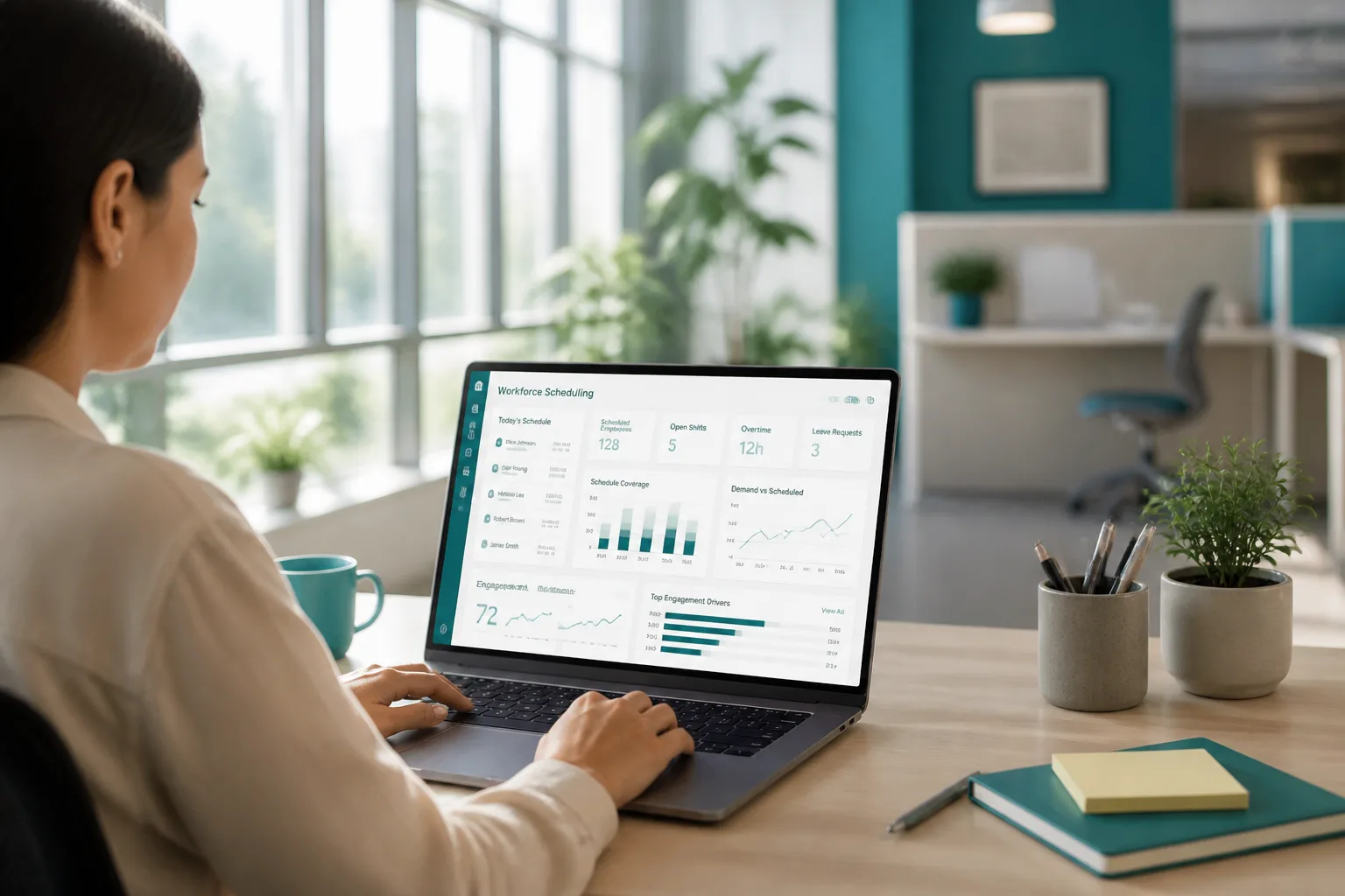 UKG Pro inspired employee management app preview