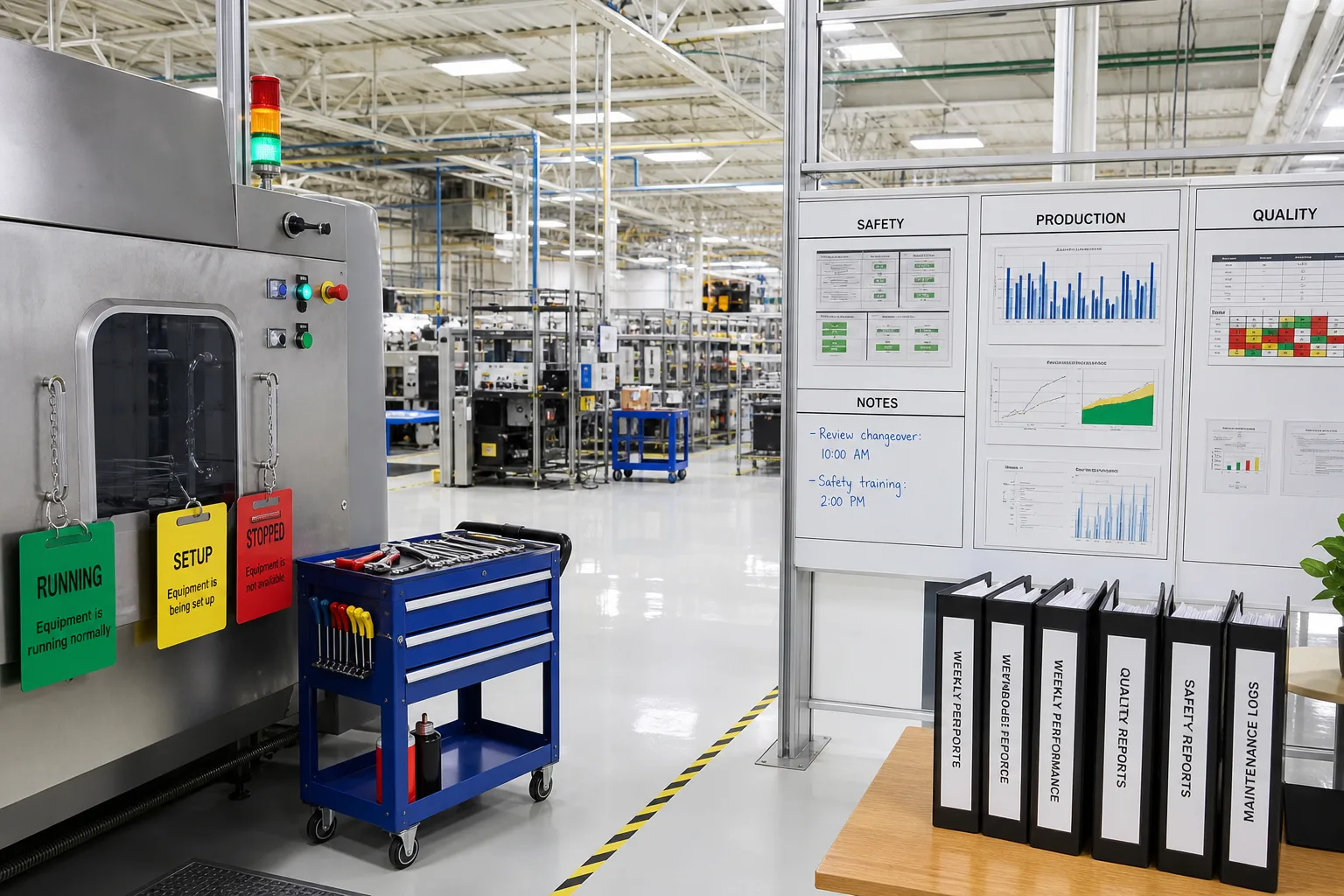 Platforms Like Rockwell Automation Manufacturing Systems inspired factory app preview