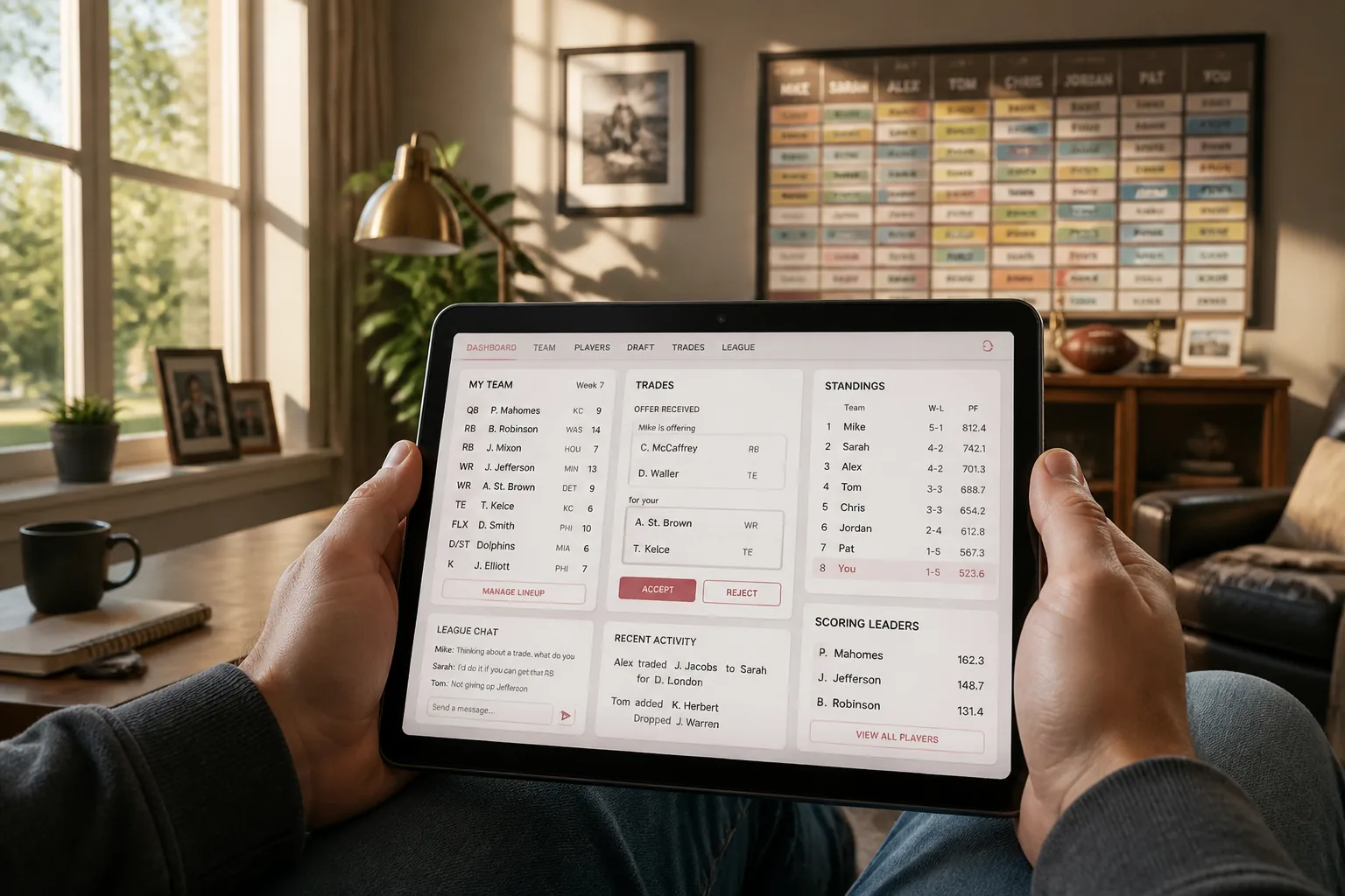 Season inspired fantasy sports app preview