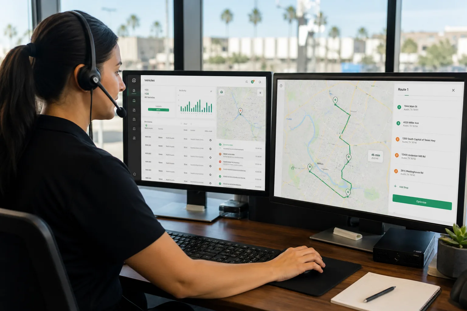 Verizon Connect inspired fleet-management app preview