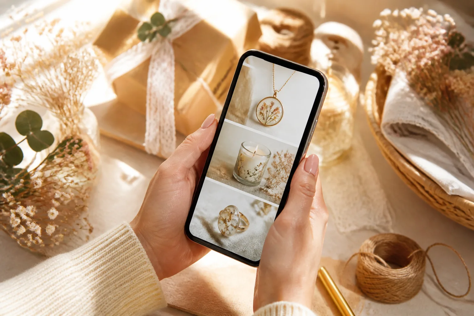 Etsy inspired gift-delivery app preview