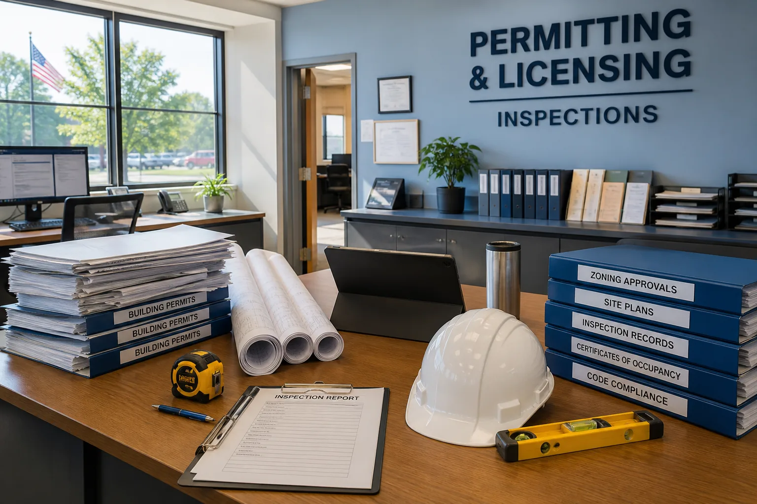 Software Like Accela inspired construction app preview