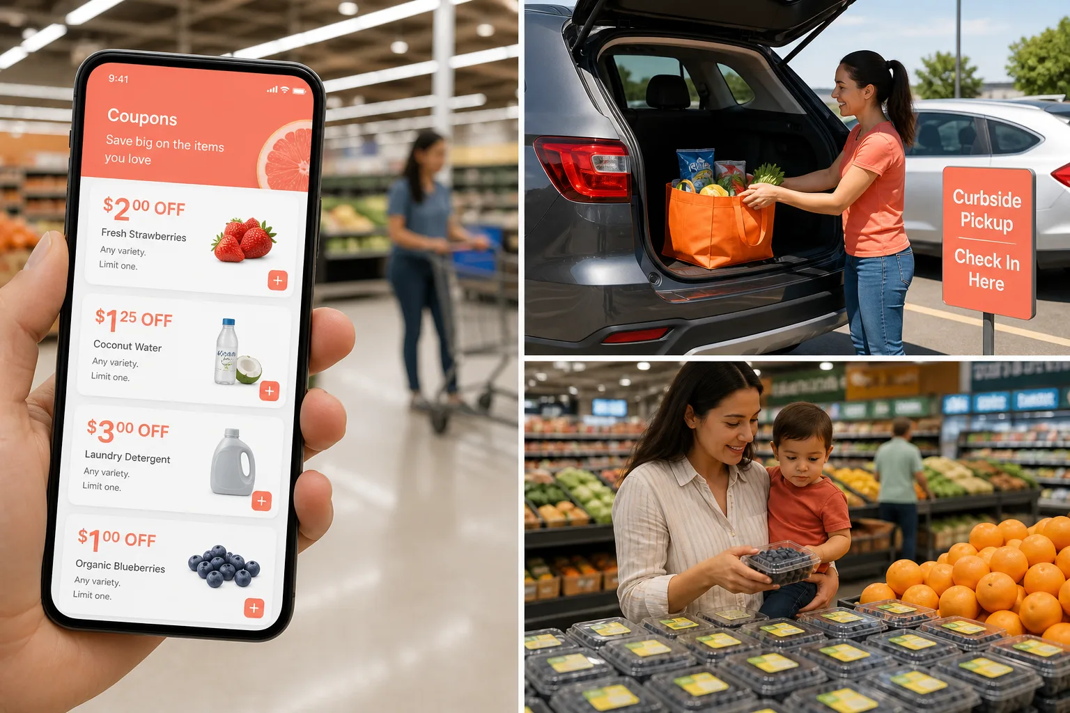 Walmart inspired grocery-delivery app preview