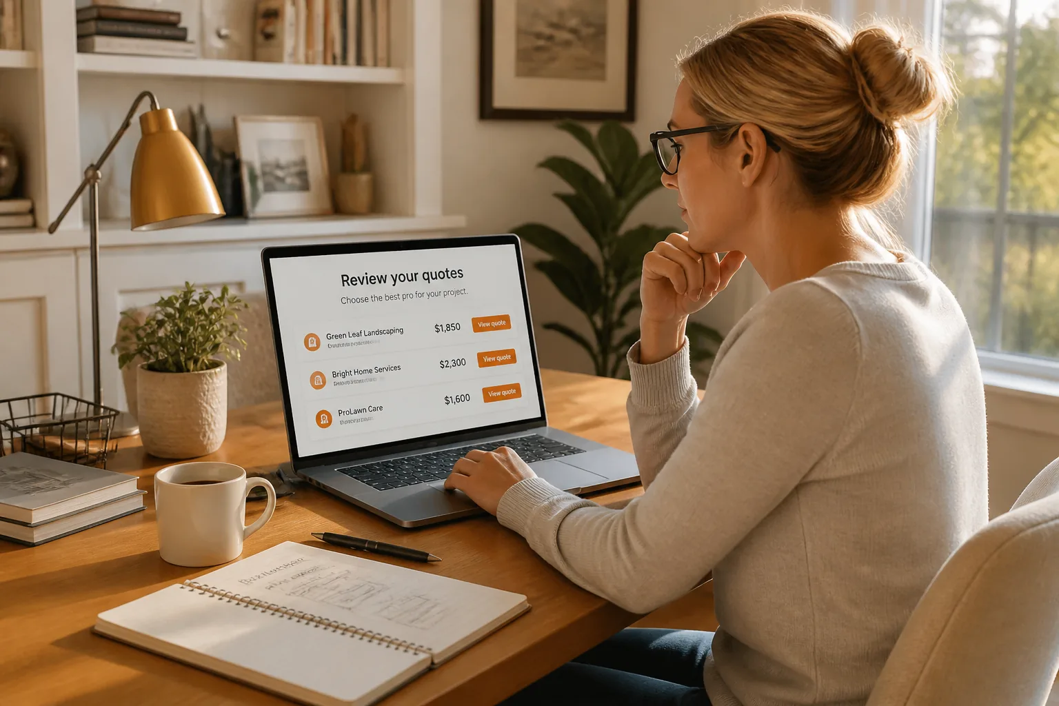 Thumbtack inspired home service app preview