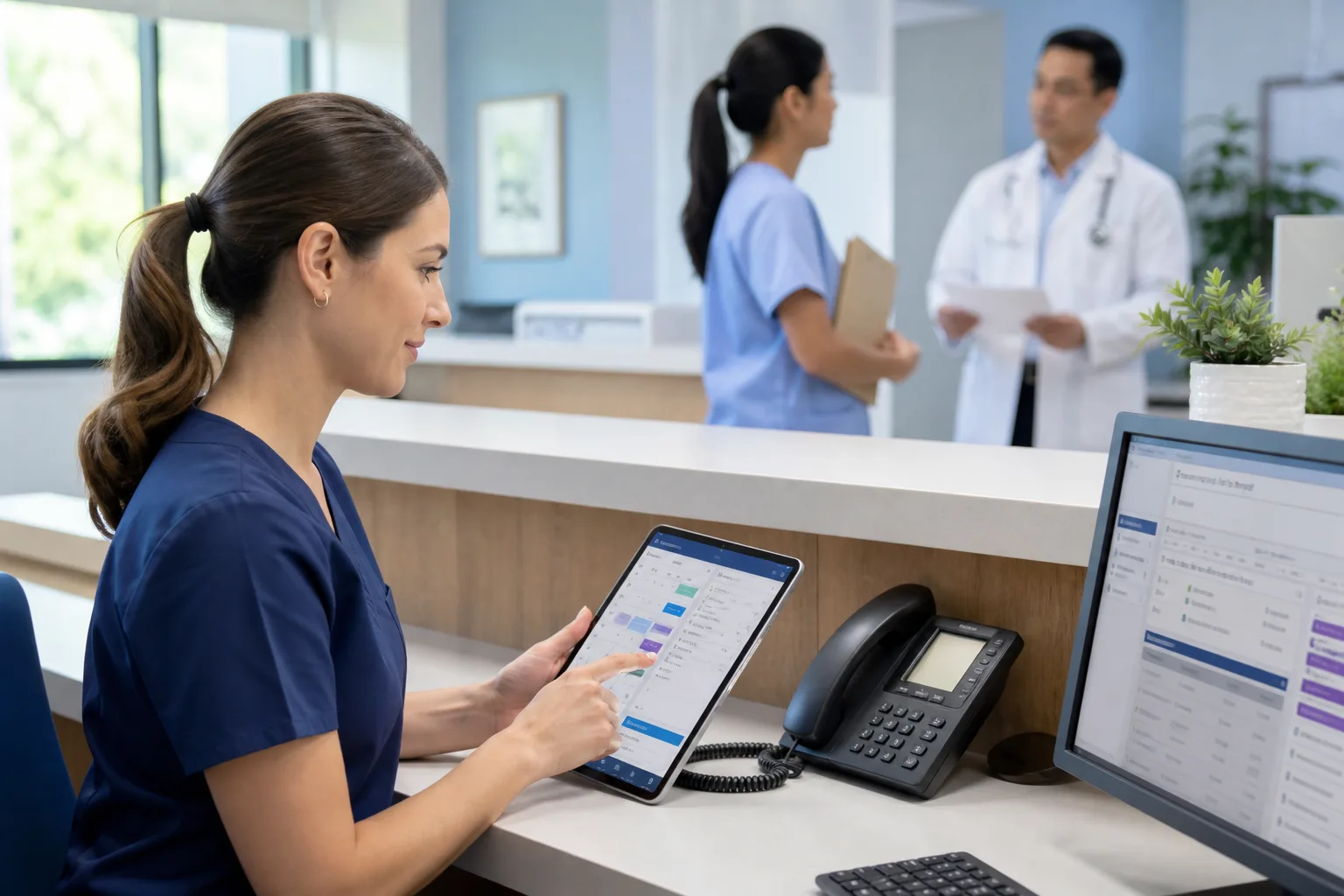 athenahealth inspired hospital-management app preview