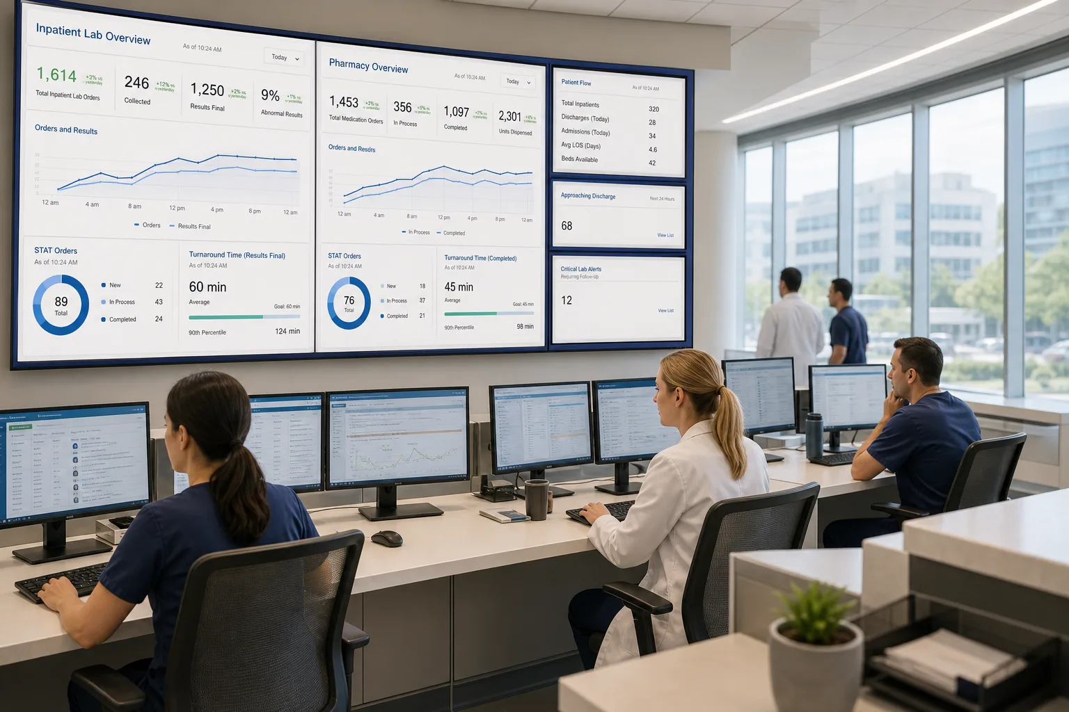 Meditech Expanse inspired hospital-management app preview