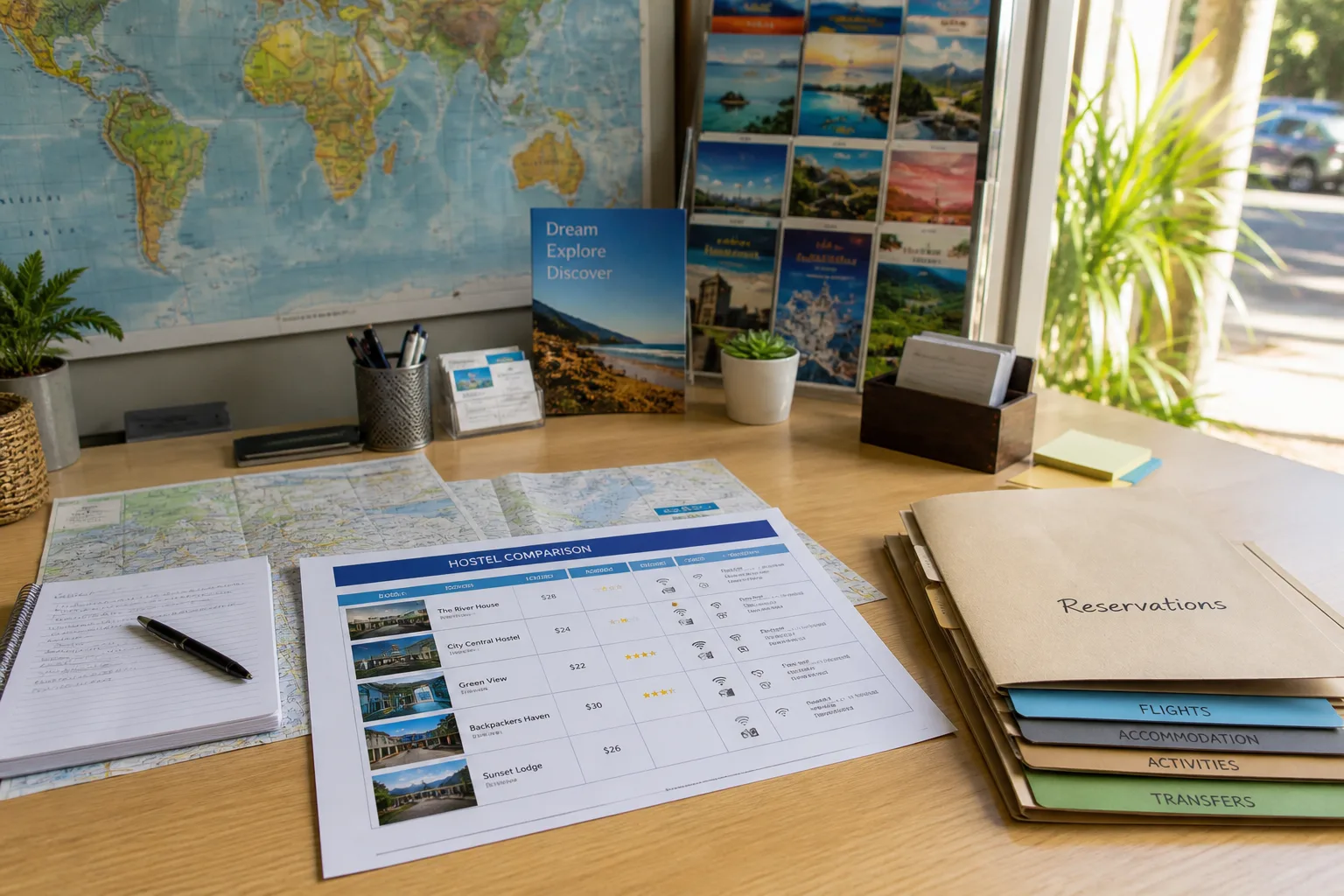 Platforms Like Expedia inspired hostel booking app preview