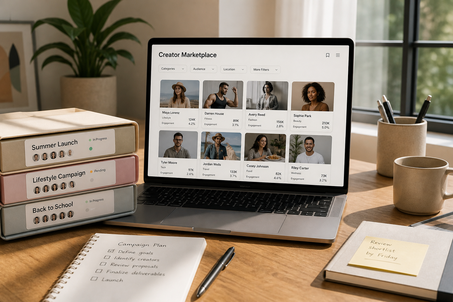 Apps Like Aspire inspired influencer marketing app preview