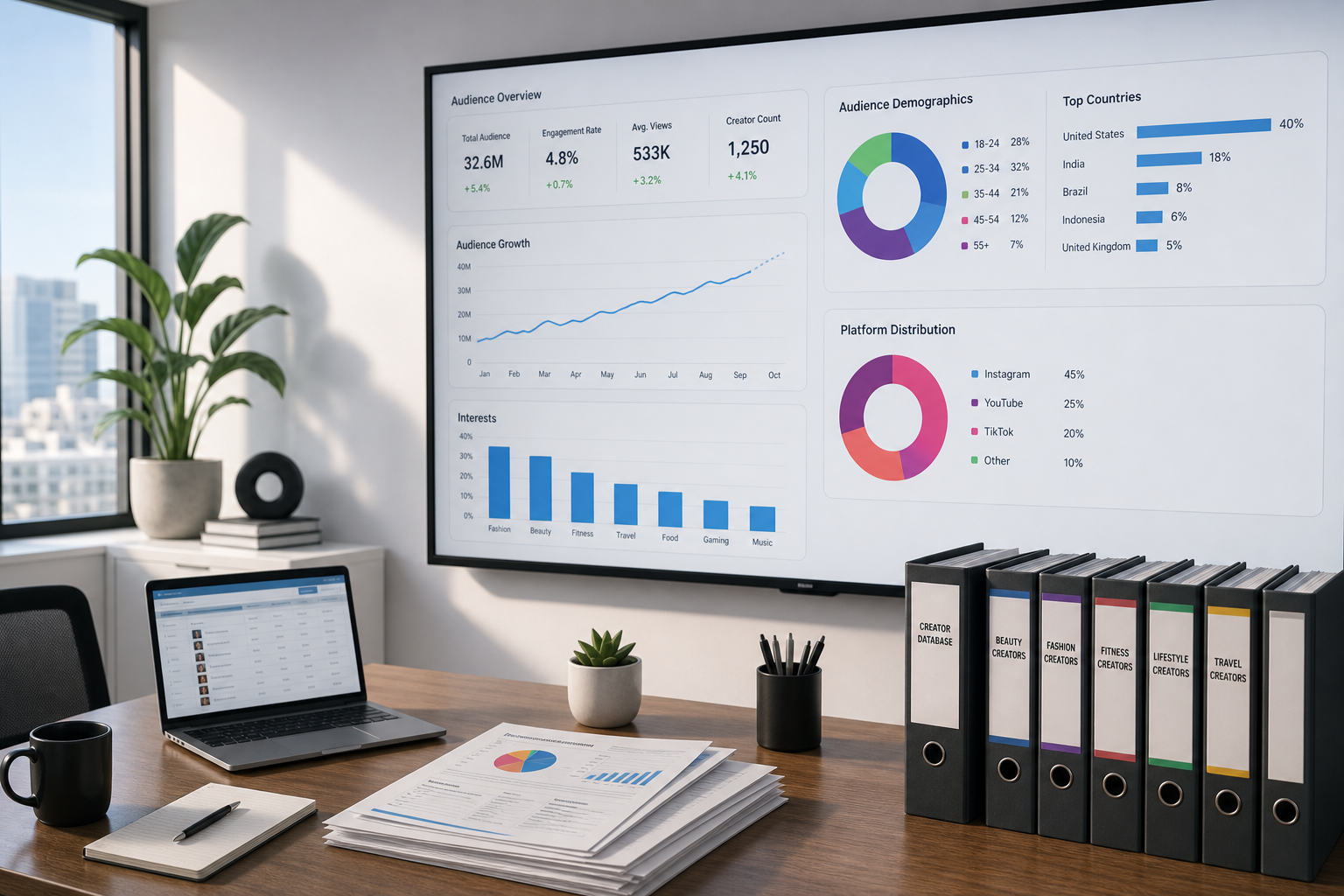 Apps Like CreatorIQ inspired influencer marketing app preview