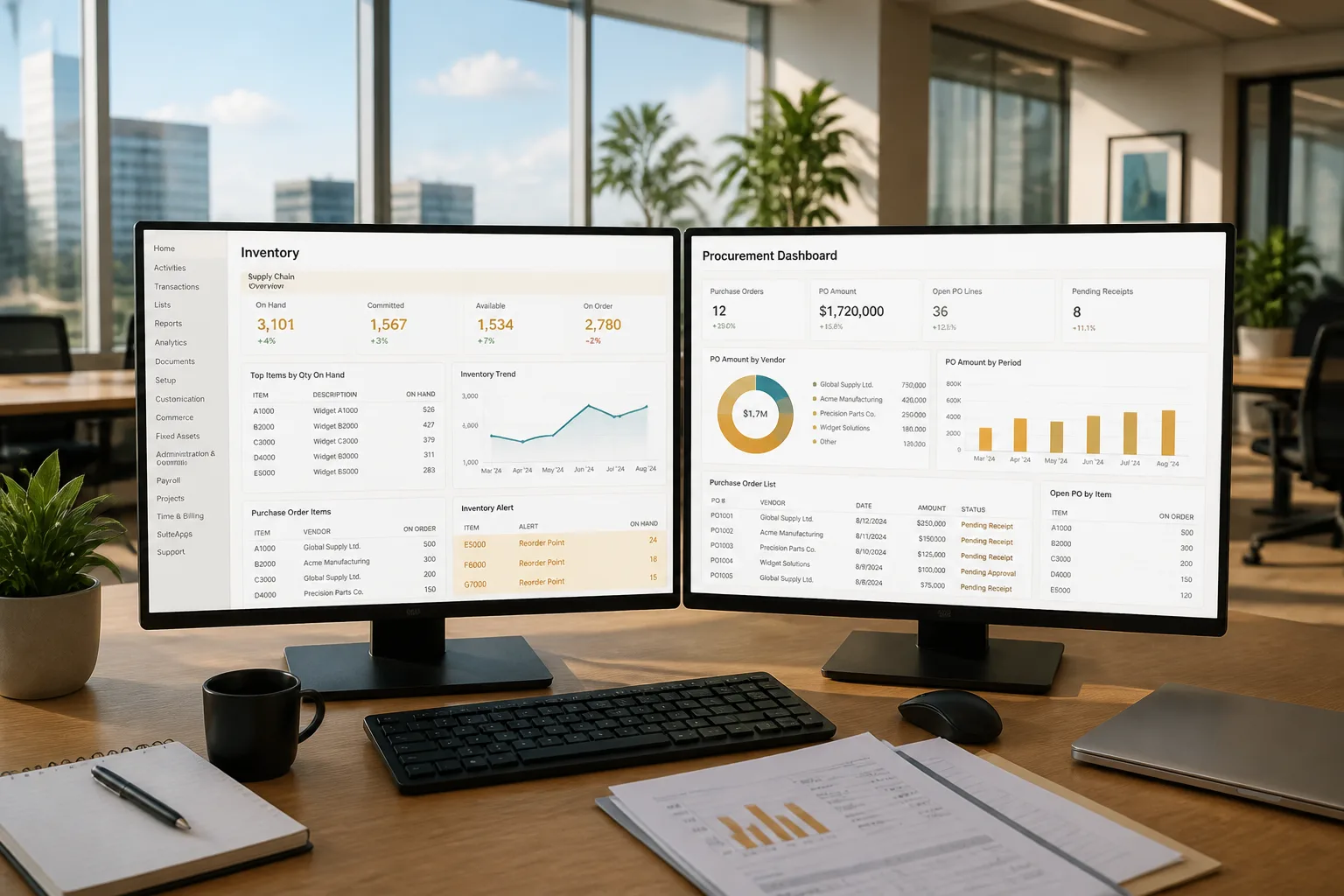 NetSuite Inventory Management inspired inventory management app preview