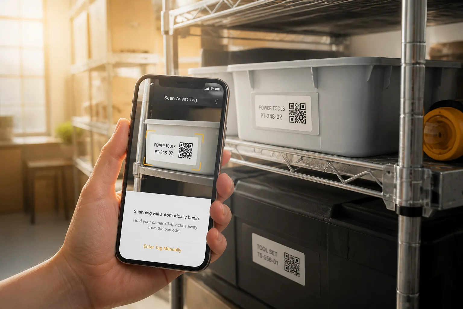 Sortly inspired inventory management app preview