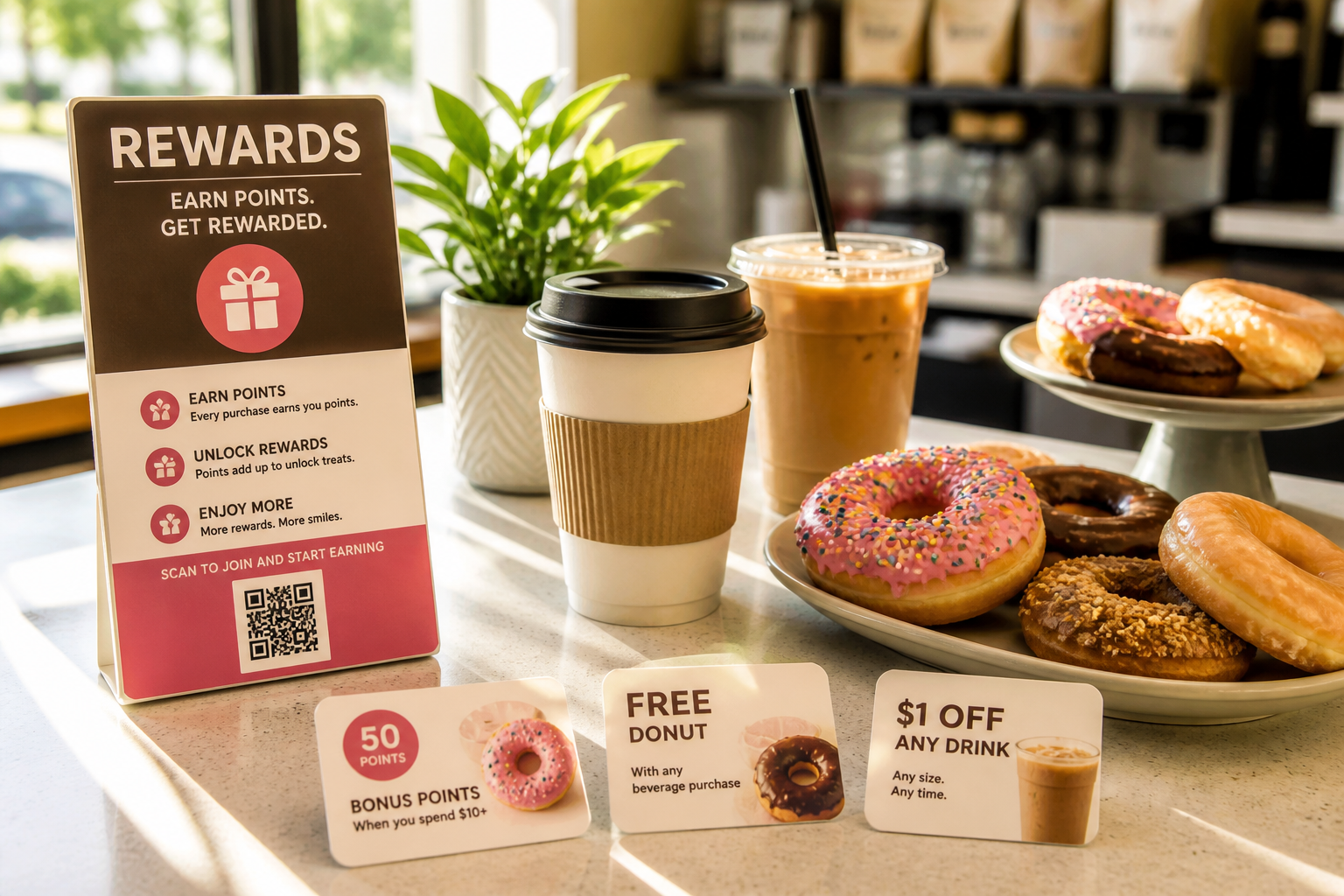 Apps Like Dunkin Rewards inspired loyalty app preview