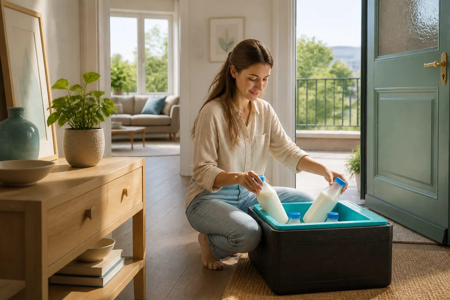 Amazon Fresh inspired milk-delivery app preview