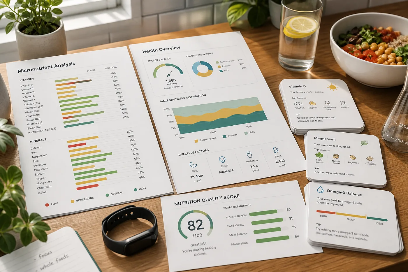 Apps Like Cronometer inspired nutrition app preview