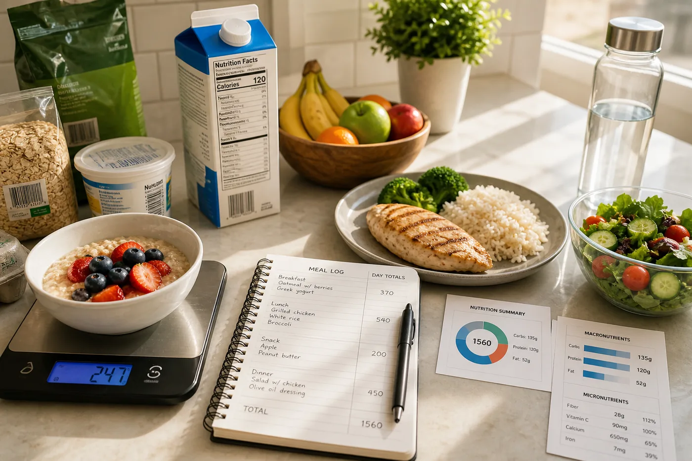 Apps Like MyFitnessPal inspired nutrition app preview