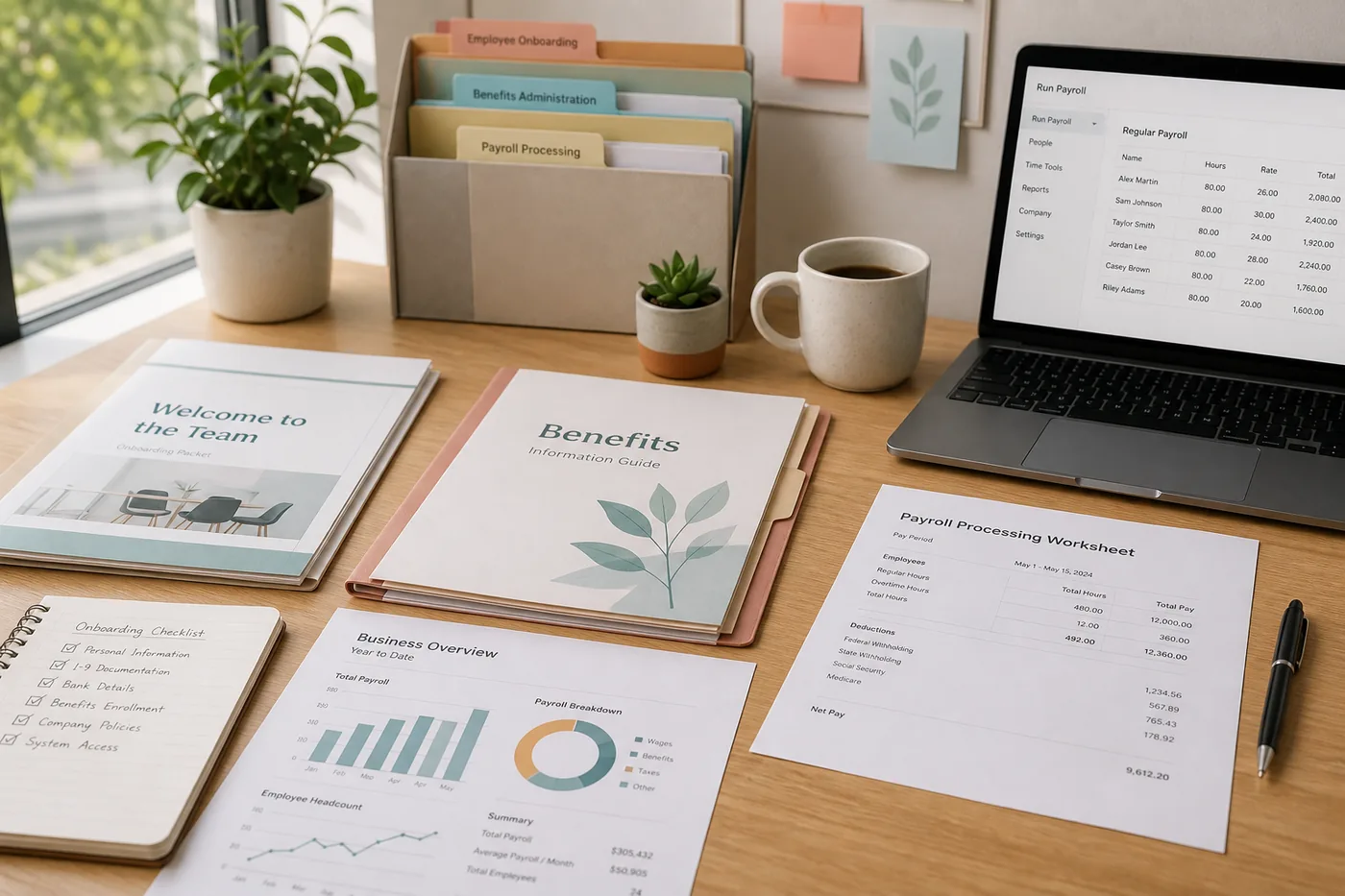 Apps Like Gusto inspired payroll software preview