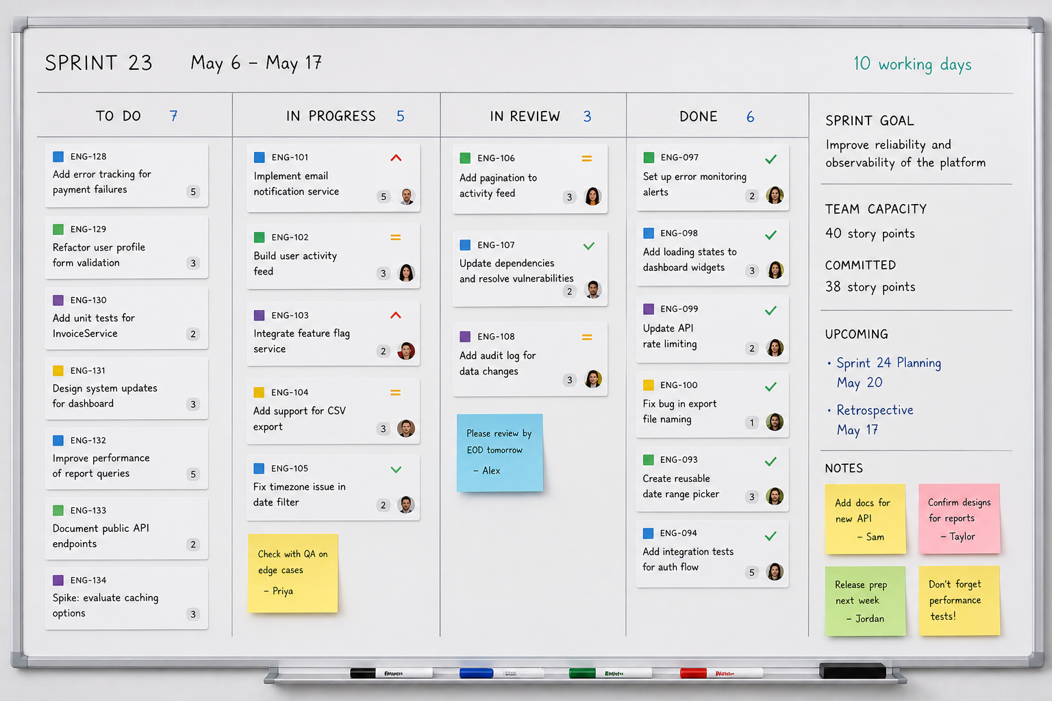 Apps Like Jira inspired project management app preview