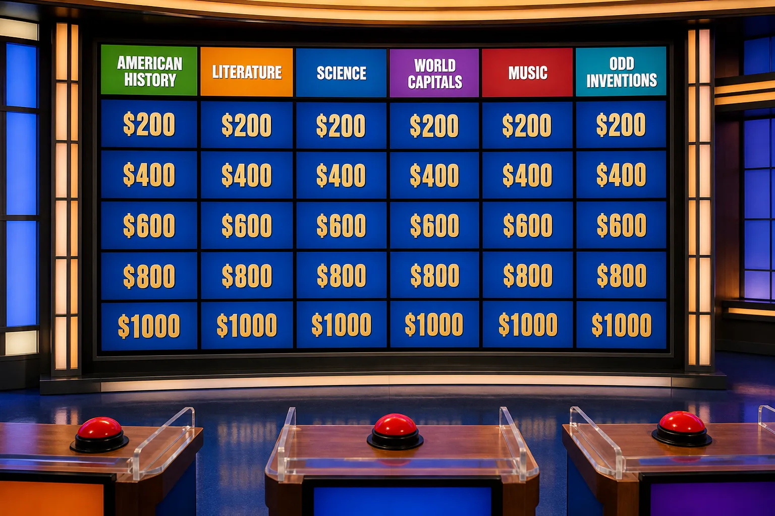Platforms Like Jeopardy Style Quiz Platforms inspired quiz app preview