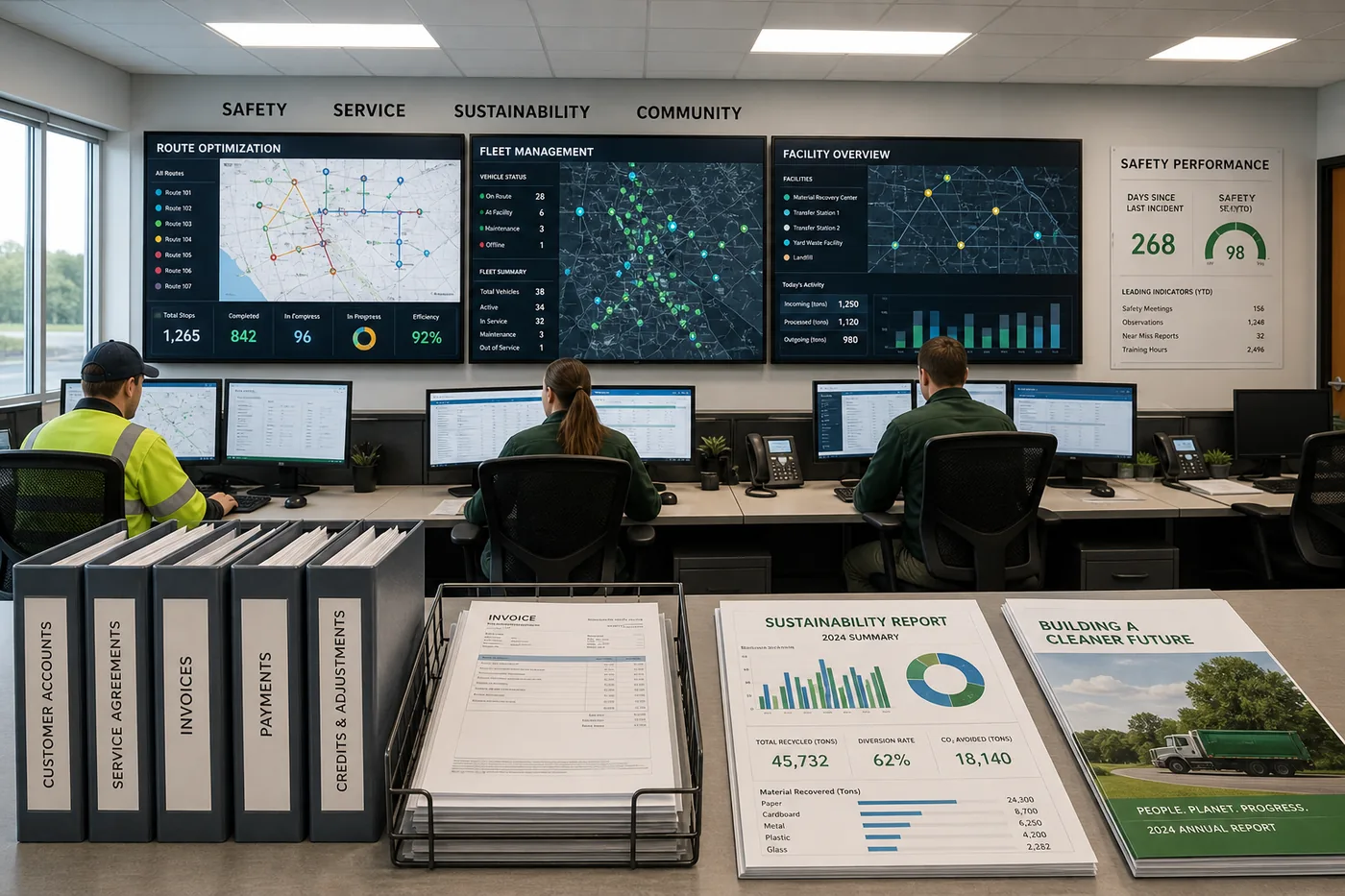 Software Like AMCS Platform inspired recycling software preview