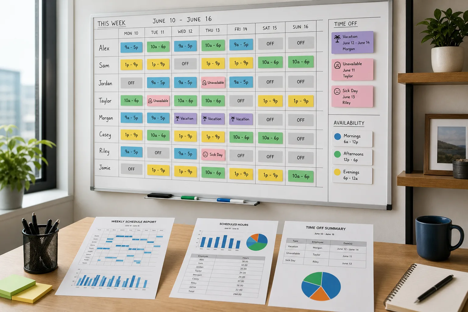 Platforms Like Humanity Scheduling inspired shift app preview