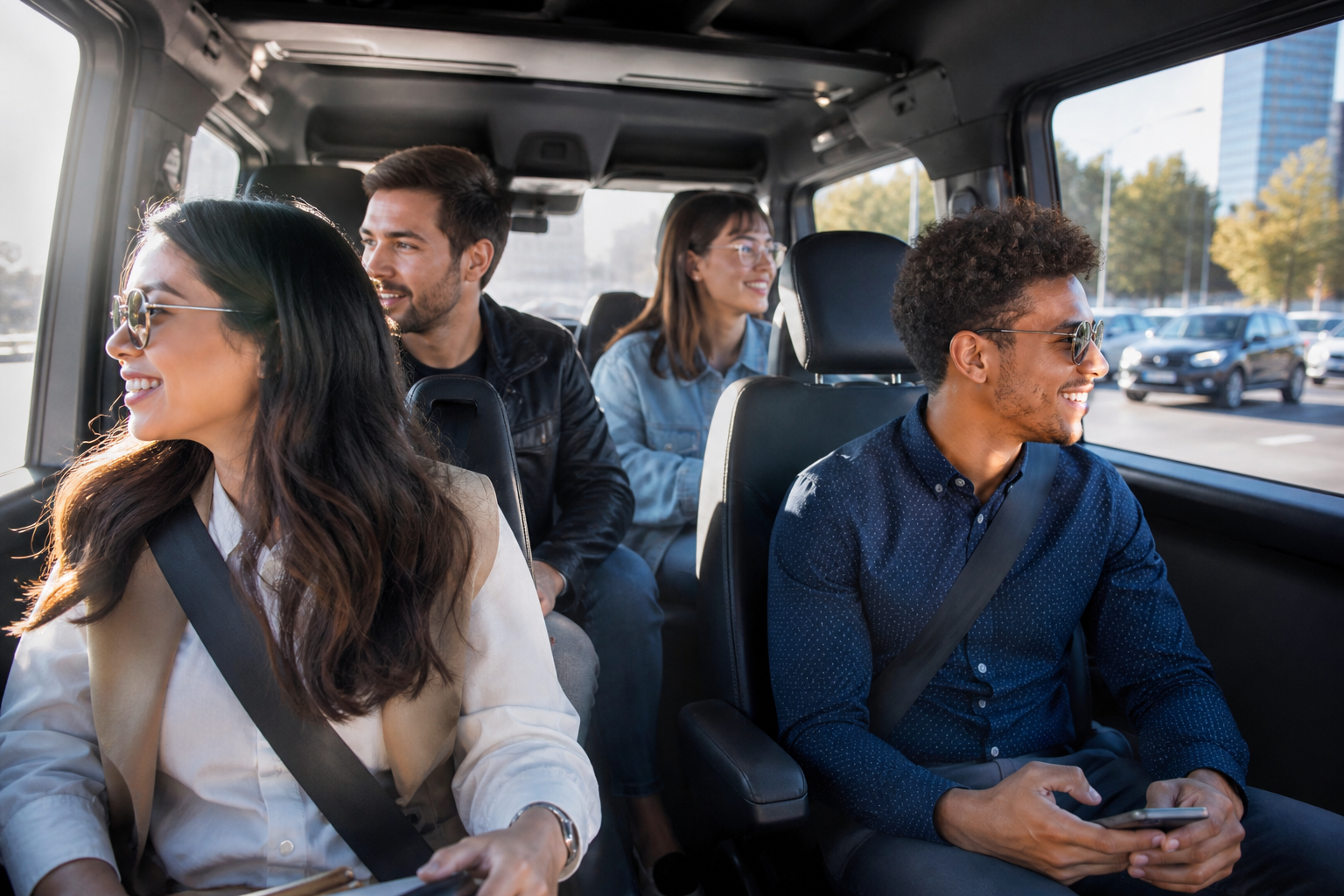 Via inspired taxi booking app preview