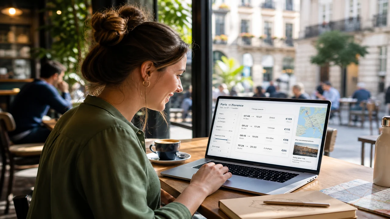 Apps Like Rail Europe inspired train ticket booking app preview