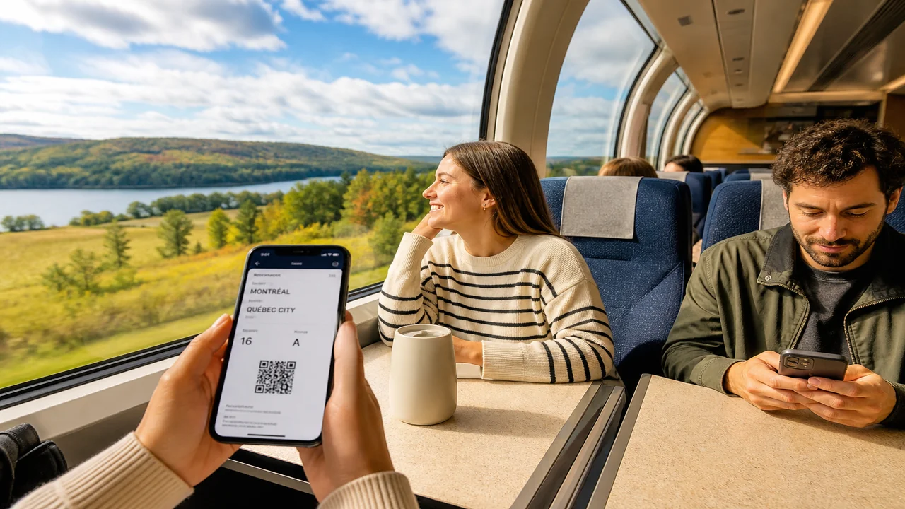 Apps Like VIA Rail inspired train ticket booking app preview