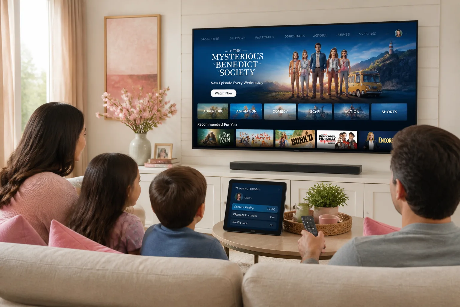 Disney Plus inspired video streaming app preview